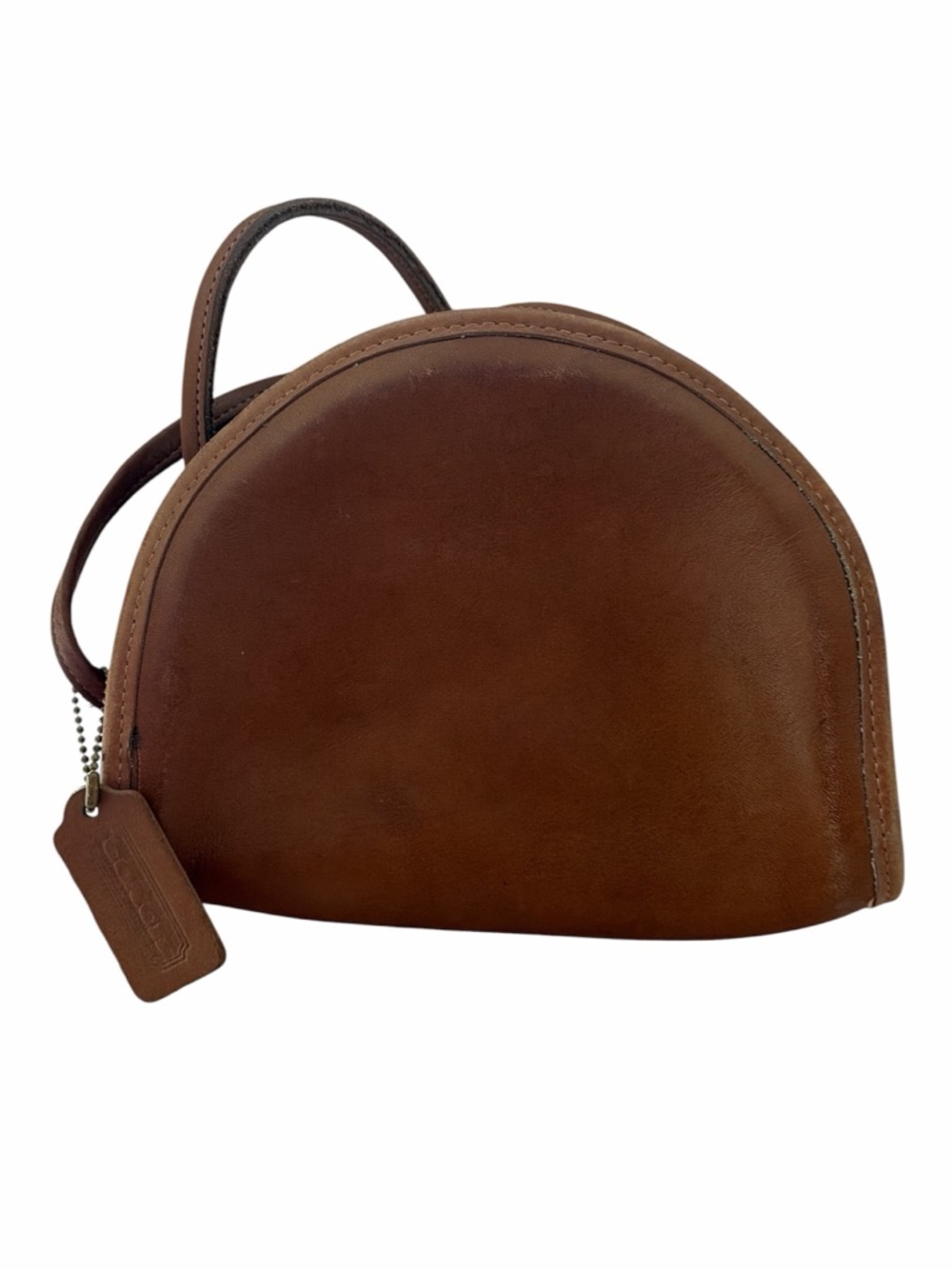 Coach Vintage British Tan Classic Kimball Zip Bag